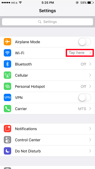 Changement de DNS sur iPhone / iPad 3 Changement de DNS sur iPhone