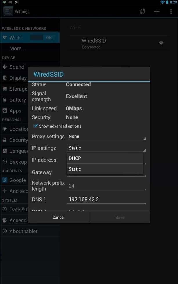 Changement de DNS sur votre Smartphone Android 4 Changement de DNS sur votre Smartphone Android