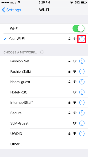 Changement de DNS sur iPhone / iPad 4 Changement de DNS sur iPhone