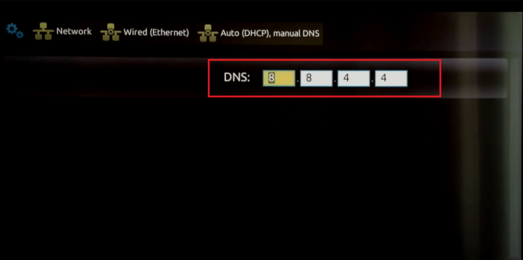 Changement de DNS sur votre MAG 4 Changement de DNS sur votre MAG