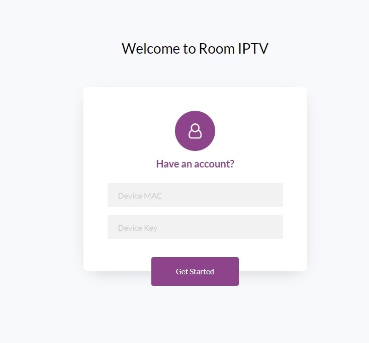 Configuration de l'application room iptv 3 ROOM IPTV N°1 EN EUROPE Abonnement IPTV